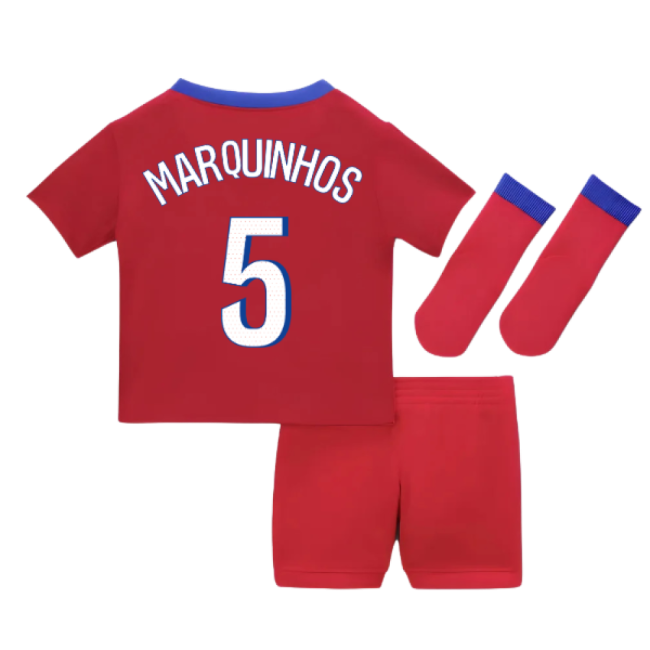 2025-2026 PSG Third Baby Kit (Marquinhos 5)-Vantage Point Soccer